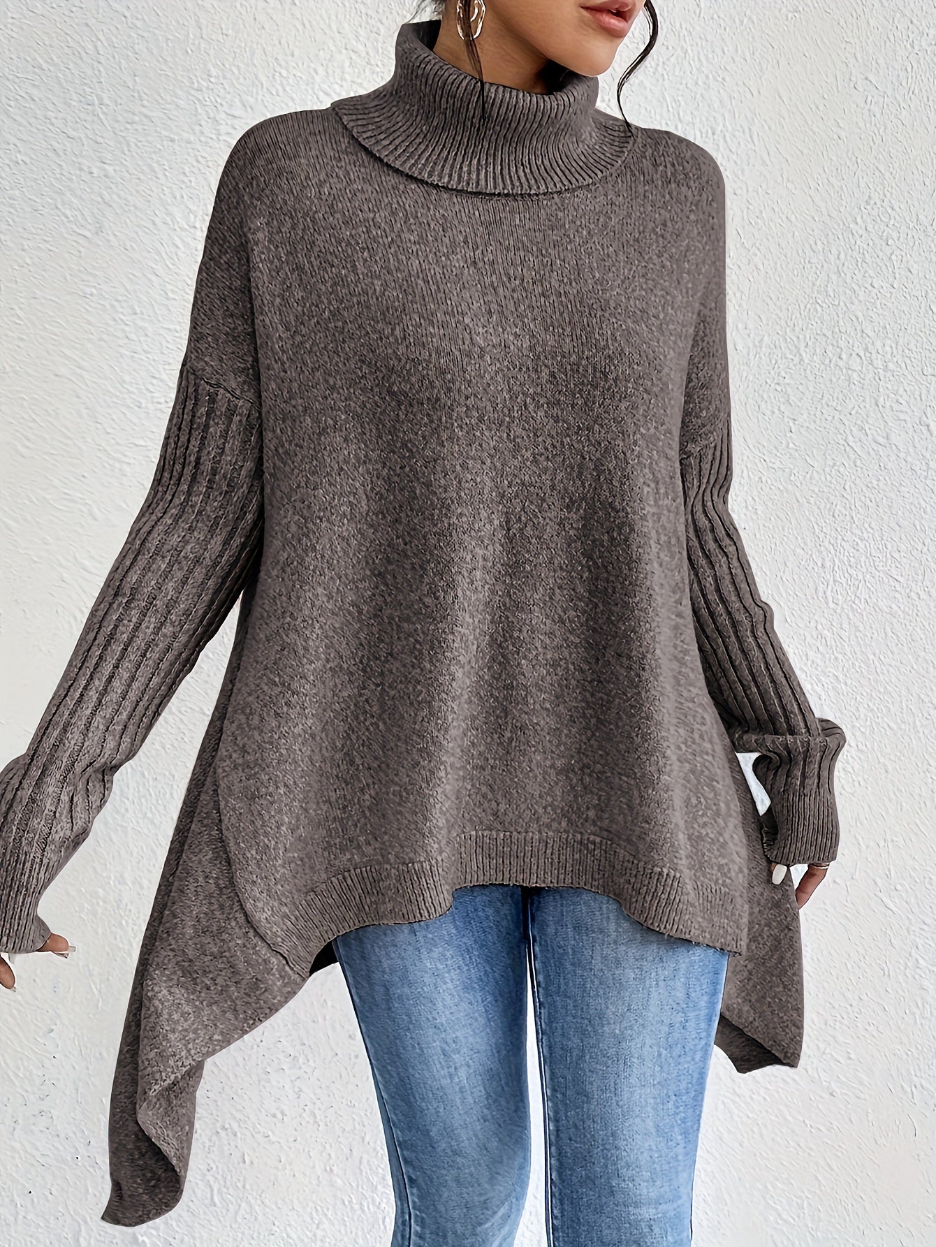 Laura | Oversized polo sweater