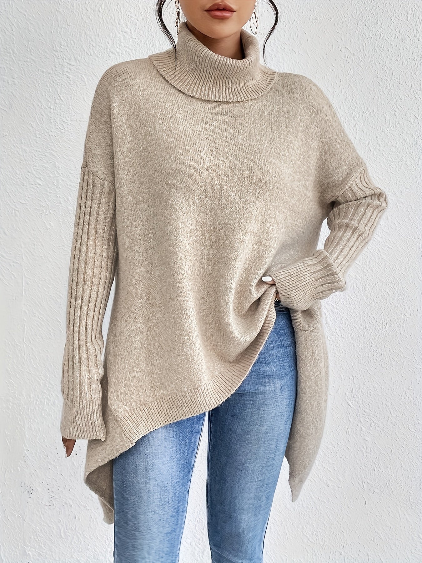Laura | Oversized polo sweater