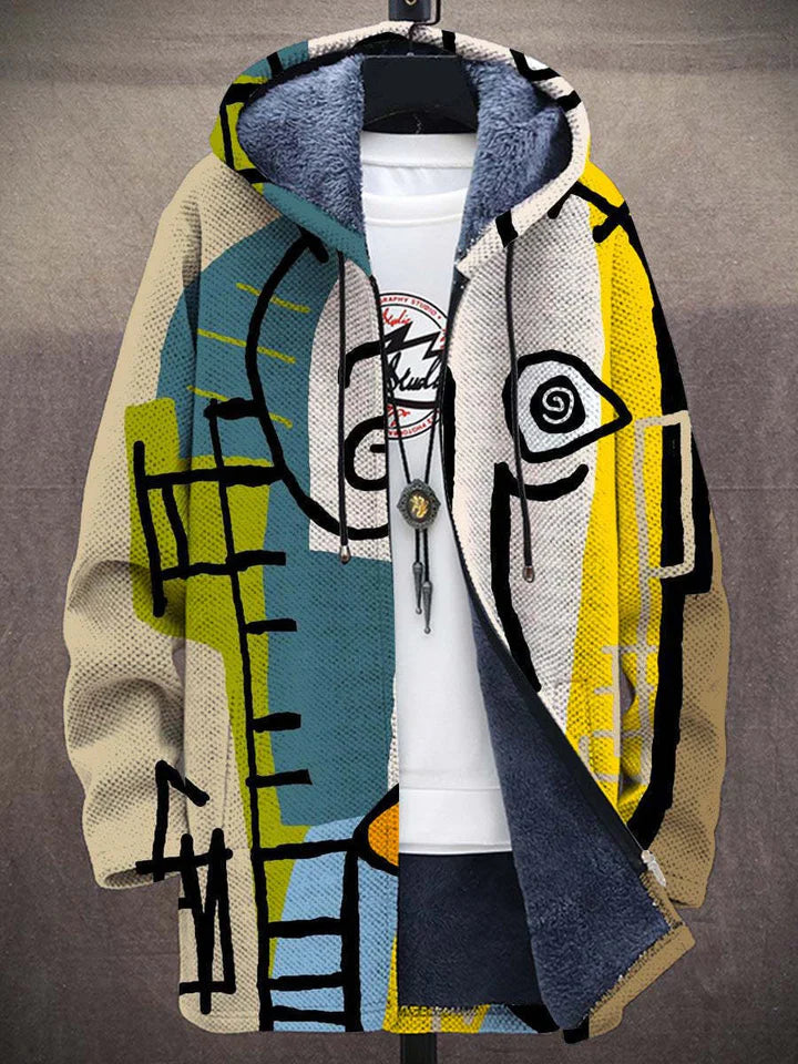Gitte | Luksuriøs cardigan inspireret af kunst