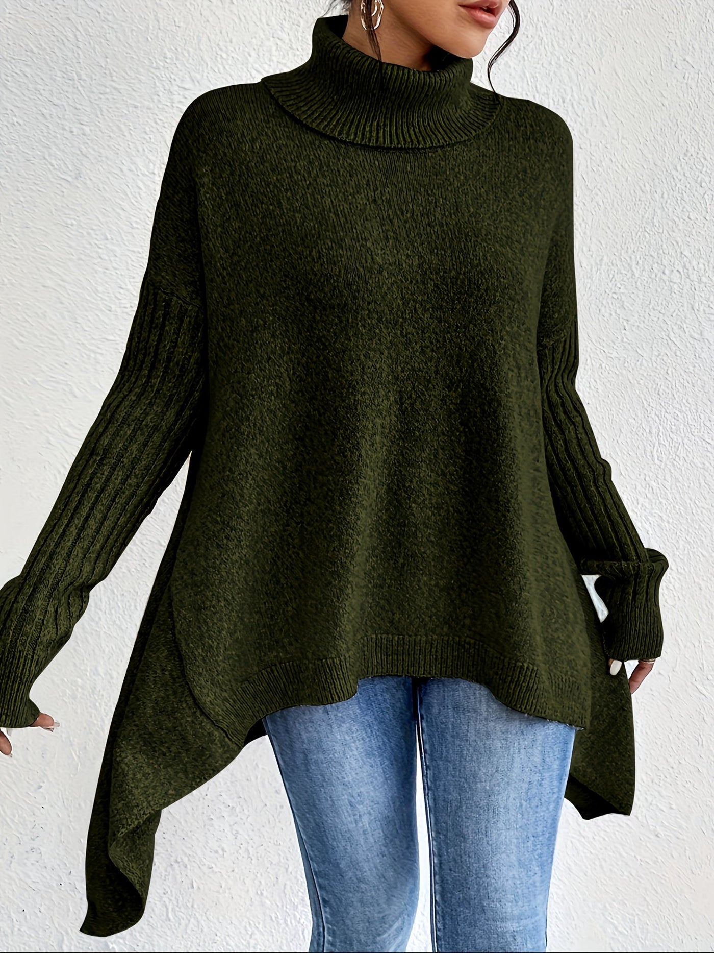 Laura | Oversized polo sweater