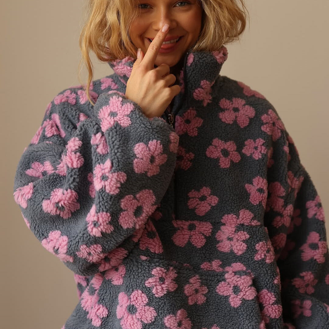 Helle | Trøje med blomsterprint