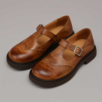 Elnor™ – ELEGANTE MARY JANE-SKO I LÆDER
