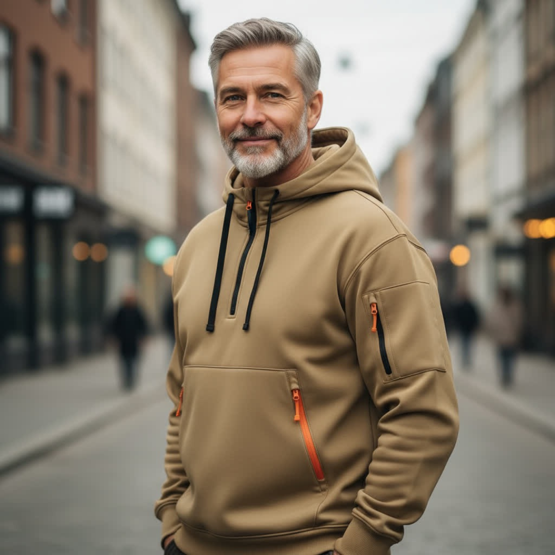 Mikkel - Udendørs trøje med huva