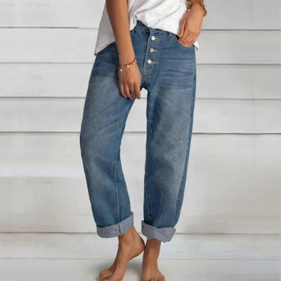 Elnor™ | Stilfulde jeans med løs pasform og høj talje