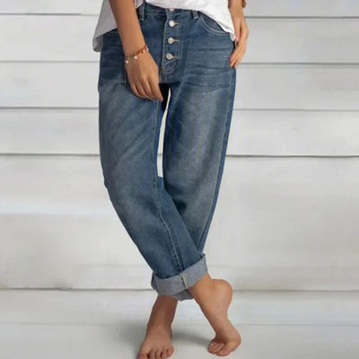 Elnor™ | Stilfulde jeans med løs pasform og høj talje