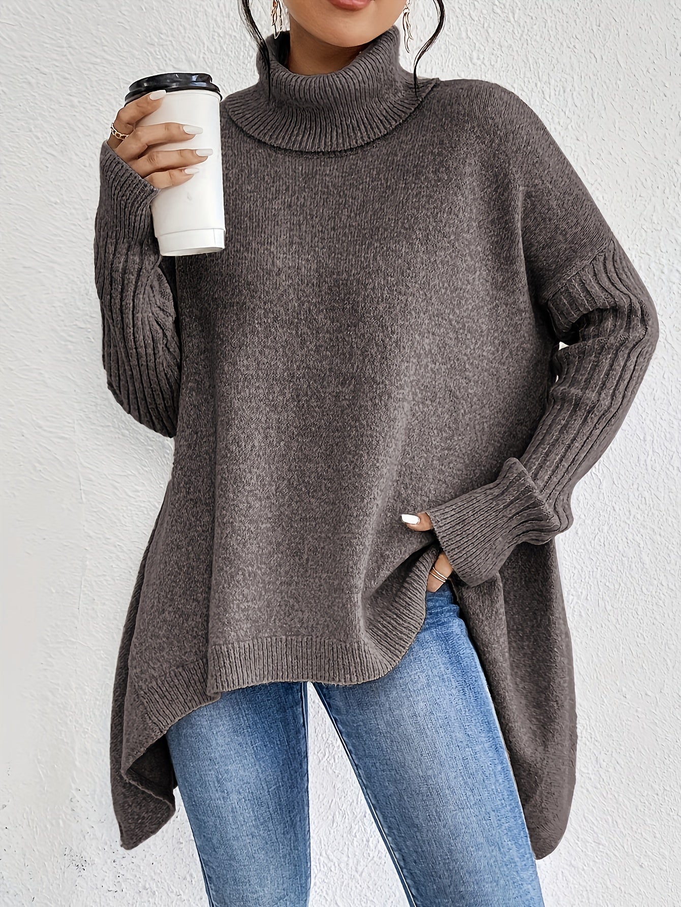 Laura | Oversized polo sweater